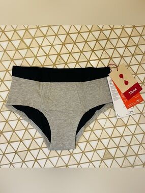 Thinx Period Underwear Organic Cotton Brief Size Small